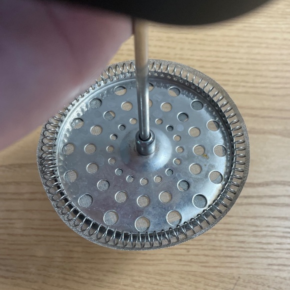 Mr Coffee French Press 1.2 Qt Stainless Steel & Glass Scoop and Instructions - Picture 6 of 10